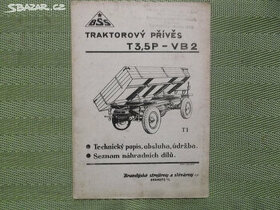 Traktorový přívěs /pouze kopie/