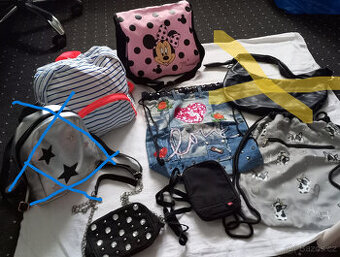 dívčí kabelky,baťůžky,tašky