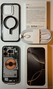 iPhone 16 Pro 256 GB Natural Titanium + obal/skin