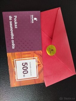 Poukaz v hodnotě 500 Kč do SAUNIA Ostrava