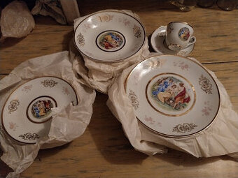 Kávová a jídelní souprava Tři grácie