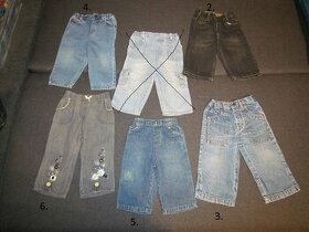 Džinové dětské kalhoty
