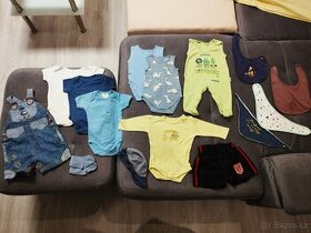 Prodam sadu obleceni pro chlapecka vel. 68 na leto (15 kusu)