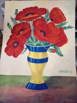 prodám obraz akvarel