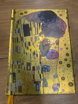 Gustav Klimt zápisník s magnetickou klapkou