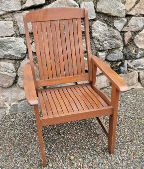 Zahradní židle, týkové dřevo