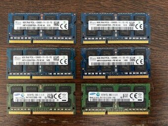 Paměti Samsung 8GB RAM DDR3 pro notebooky