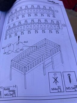 Vyvýšená dětská postel