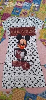 Dámské dívčí uplé šaty vel XS/S Louis Vuitton