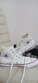Bílé originální Converse boty