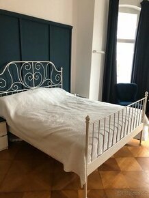 IKEA postel 160 x 200 cm, vysoká matrace IKEA