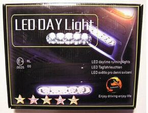 Světla pro denní svícení DRL-2x5 LED.12/24V.