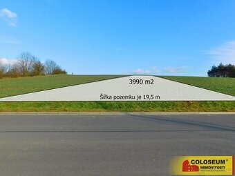 Koryčany - Blišice, pozemky pro bydlení, 3.990 m2 - Koryčany