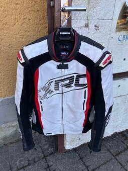 Pánská bunda na motorku XRC Haderg white/blk/red Velikost 54