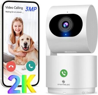 Otočná Wi-Fi kamera/chůvička Symynelec Y3 2K