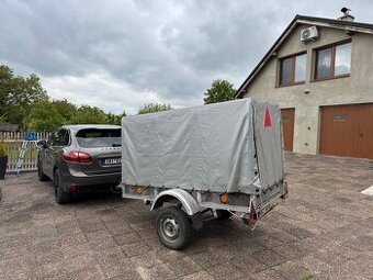 zaplachtovaný přívěs ložná plocha 226x117