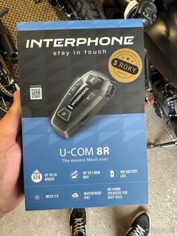 Interkom na motorku Interpolem U COM 8R - 1