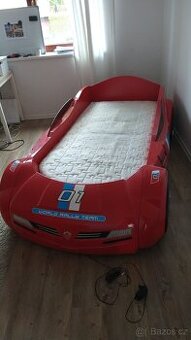 Dětská postel auto BiTurbo červená