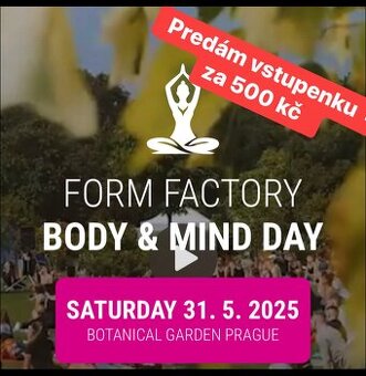 Form Factory body mind day Botanická záhrada praha