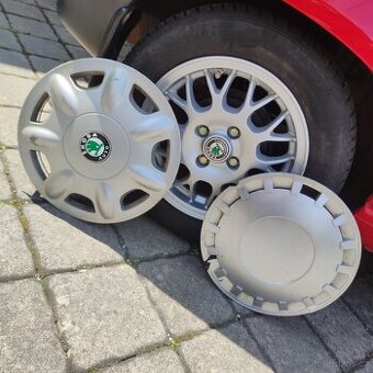 Kryty kol ARTE 13" a GSII 13" - Škoda
