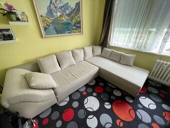Rozkládací pohovka s úložným prostorem