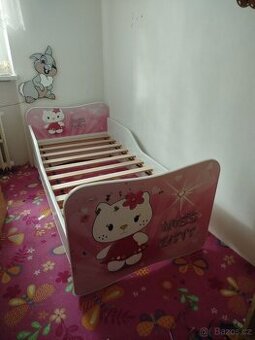 Dětska postel - Hello Kitty