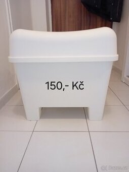 Sedačka do koupelny s úložným prostorem - 1