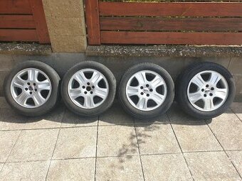 AL disky 5x108 + letní pneu 205/55R16 Firestone Roadhawk