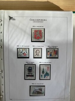 Známky ČR - kompletní sbírka za rok 1993-2013