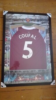 Vladimír COUFAL vlastnoručně podepsaný dres WEST HAM UNITED