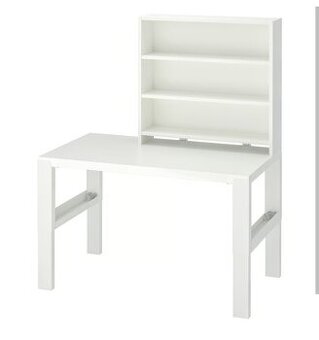 Dětský stůl Ikea Pahl včetně policového dílu