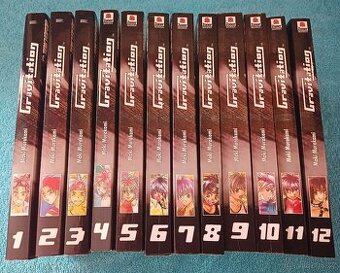 Prodám mangu Gravitation – Přitažlivost 1-12