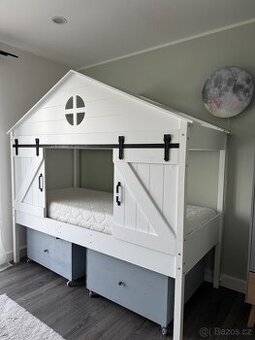 Dětská vyvýšená postel BARNIE