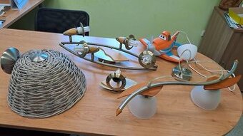 Stropní svítidla, osvětlení 5 kusů funkční