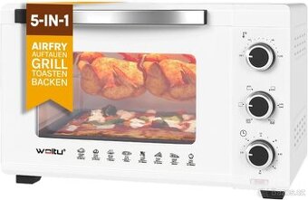 Mini trouba WOLTU, trouba na pizzu 32 l, 1600 W