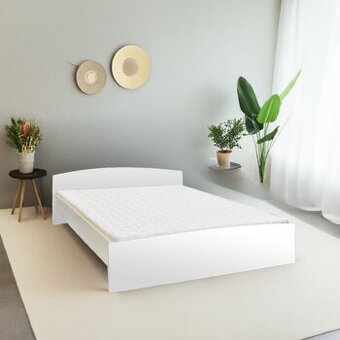 Postel komplet dvoulůžko s matracemi a rošty Nová