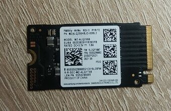 SSD Samsung PM991a 256GB NVMe M.2 (2242), nepoužívaný