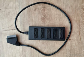 SCART 5x rozbočovač 80 cm