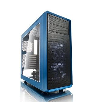 Počítačová skříň, Fractal Design Focus G Window Blue, 2x ven