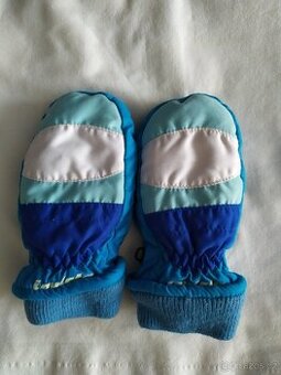 DĚTSKÉ ZIMNÍ ZATEPLENÉ RUKAVICE 6/8 LET