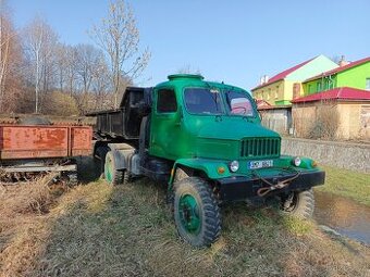 Praga V3S lanový kontejner