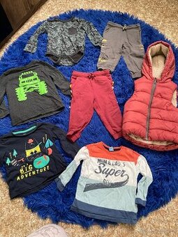 Balík dětského oblečení – velikost 86-92 (55ks)