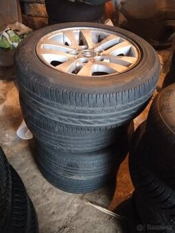 ALU kola BMW R16,7palcu,pneu letní 205/55/16