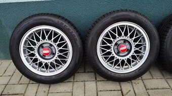 Alu disky BBS 4x100 r14¨ s pneu Dunlop 185/60/14