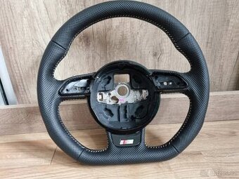 AUDI VOLANT kozeny zkoseny - perforovana kuze