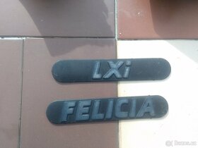 Škoda Felicia - Různé části vozu.