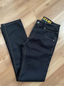 Černé riflové kalhoty - 1