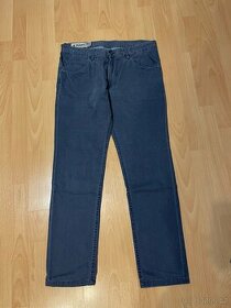 Modré slušné kalhoty Blažek (velikost 34)