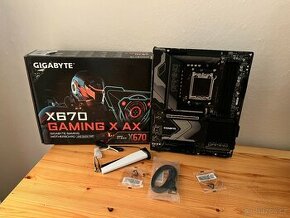 GIGABYTE X670 GAMING X AX Socket AM5 Funkční,Záruka