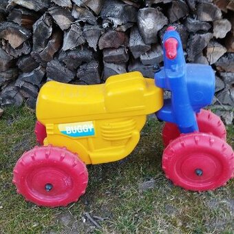 Odrážedlo Teddies CROSS 2 žluté - sedadlo 28cm
